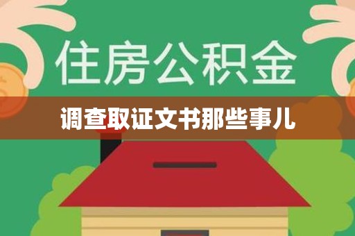 瑞昌调查取证文书那些事儿