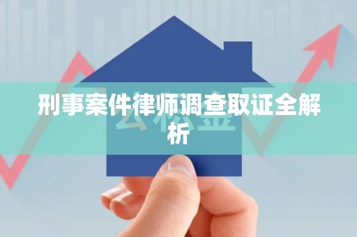 瑞昌刑事案件律师调查取证全解析