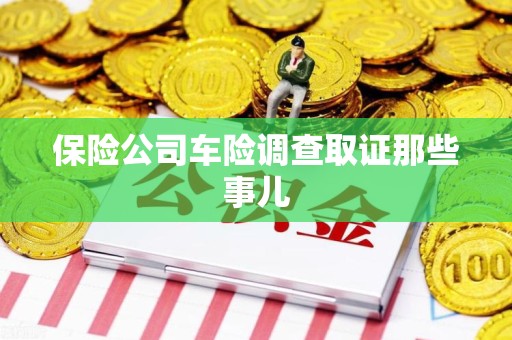 瑞昌保险公司车险调查取证那些事儿