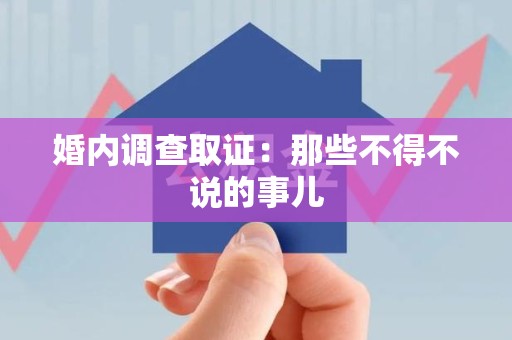 瑞昌婚内调查取证：那些不得不说的事儿