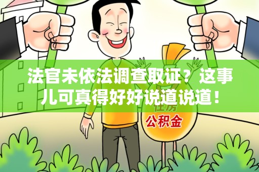 瑞昌法官未依法调查取证？这事儿可真得好好说道说道！