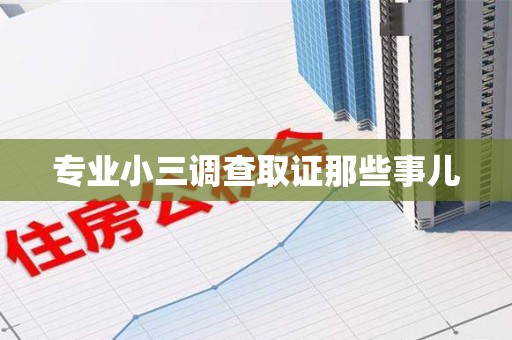 瑞昌专业小三调查取证那些事儿