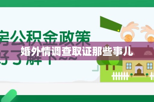 瑞昌婚外情调查取证那些事儿