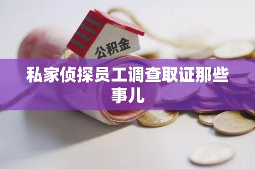 瑞昌私家侦探员工调查取证那些事儿
